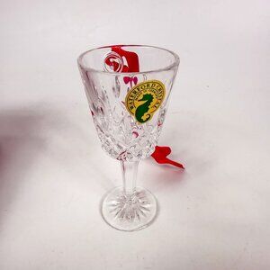 Waterford Crystal 107499 Lismore Goblet Glass Cordial Ornament  NIB